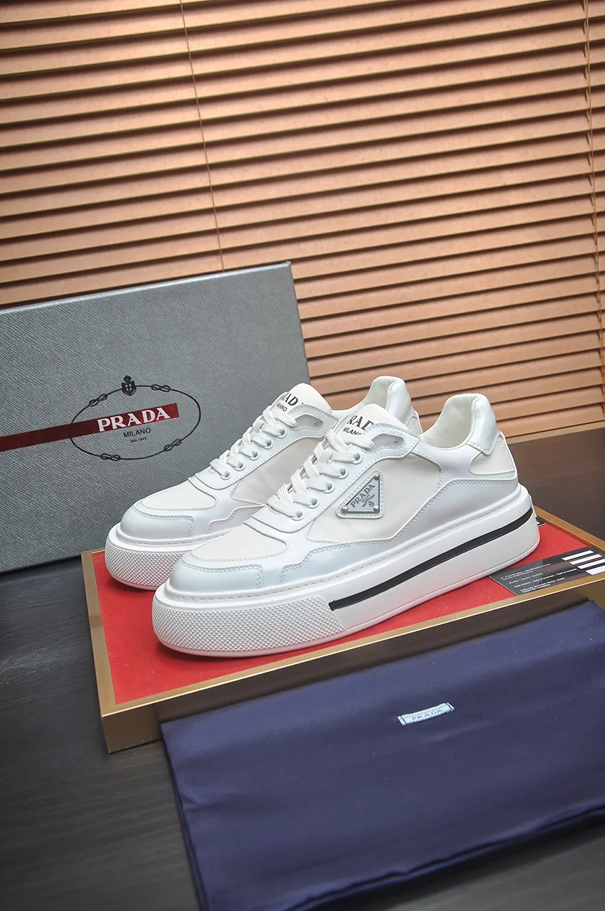 Men's shoes 💰580💶【PRADA】Top original, new season, high quality original goods, top imported calfskin with original imported glue, imported cowhide inside with original cowhide feet, original outsole! Quality guaranteed! Code 38-45 (45 customized)